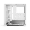 Fractal Design Pop 2 Air balta TG RGB Midi Tower datora korpuss — ATX/Micro‑ATX/Mini‑ITX, rūdīts stikls, 3x120mm priekšējie ventilatori