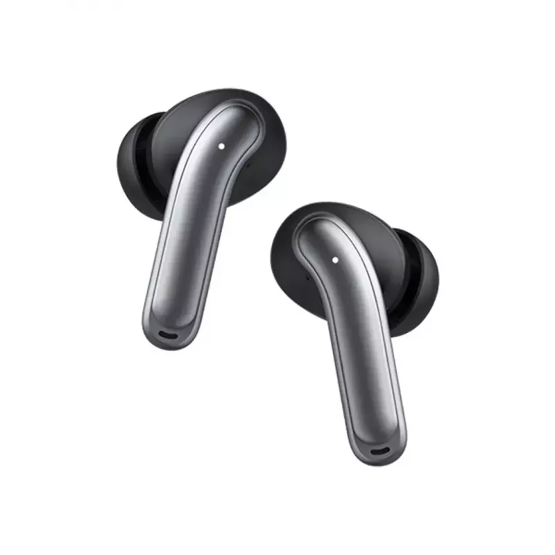 Bezvadu ievietojamās austiņas Audiocore AC591 PRO — hibrīda ANC, ENC, 6 mikrofoni, USB‑C uzlāde, līdz 9h atskaņošanas, Tuya saderīgas, melnas