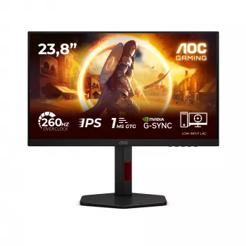 AOC G4 24G4ZR datora monitors 60.5 cm (23.8 collas) 1920 x 1080 pikseļi Full HD LED melns, sarkans