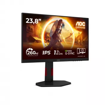 AOC G4 24G4ZR datora monitors 60.5 cm (23.8 collas) 1920 x 1080 pikseļi Full HD LED melns, sarkans