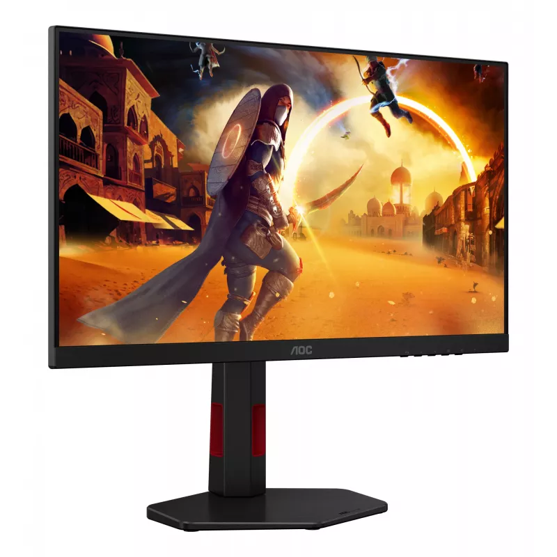 AOC G4 24G4ZR datora monitors 60.5 cm (23.8 collas) 1920 x 1080 pikseļi Full HD LED melns, sarkans