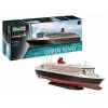 Pasažieru kuģa modelis REVELL Queen Mary 2 montāžas komplekts, mērogs 1:700