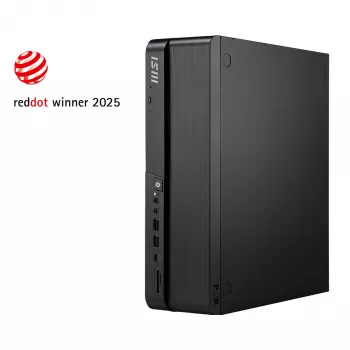 Galddators MSI PRO DP80 AI A2G-083XEU — Core Ultra 5 225, 16GB RAM, 512GB SSD, Intel UHD, AX211 Wi‑Fi 6E, bez OS, melns
