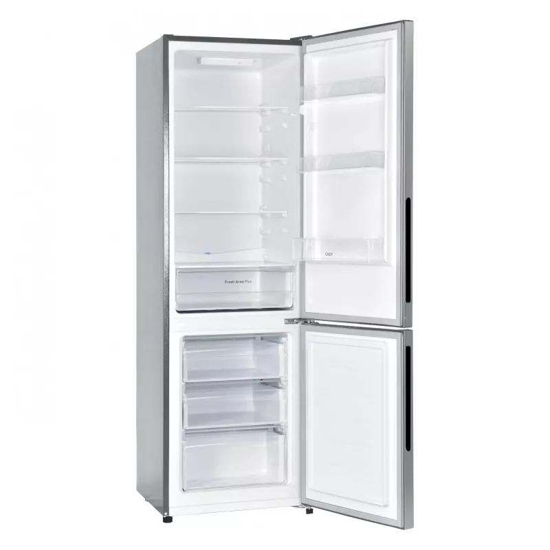 Candy City Combi CCG3L517ES brīvi stāvošs 262 L sudraba