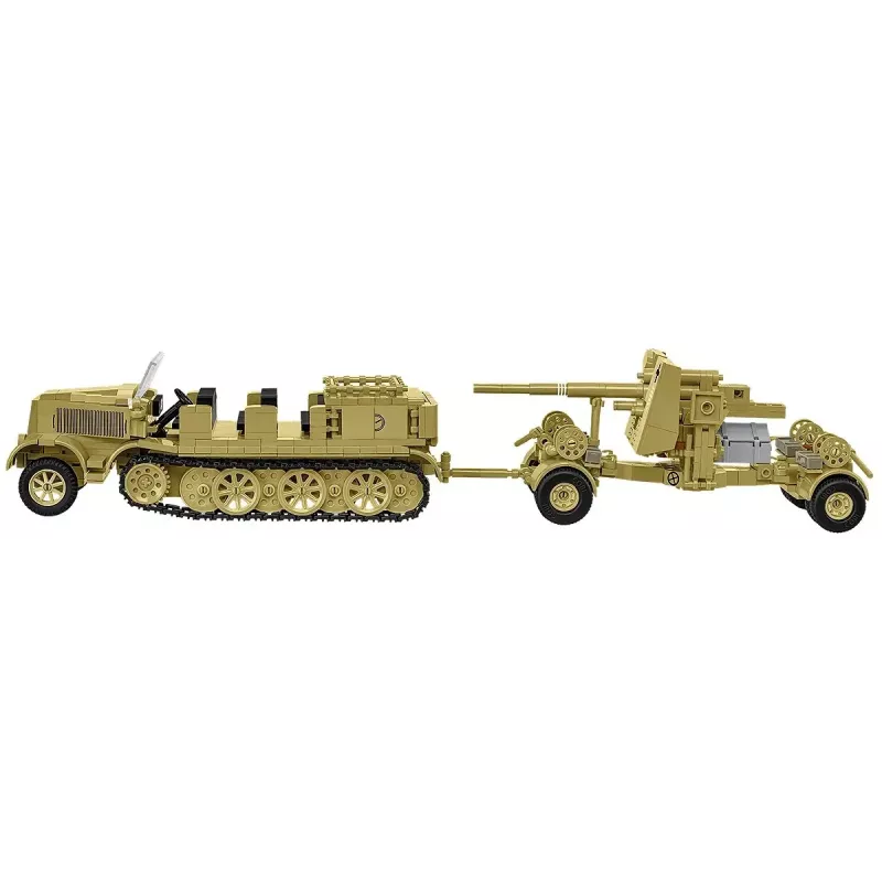 Cobi Blocks Sd.Kfz.8 velk 8.8 cm Flak 36 būvkomplekts, 975 gabali