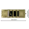 Cobi Blocks Sd.Kfz.8 velk 8.8 cm Flak 36 būvkomplekts, 975 gabali