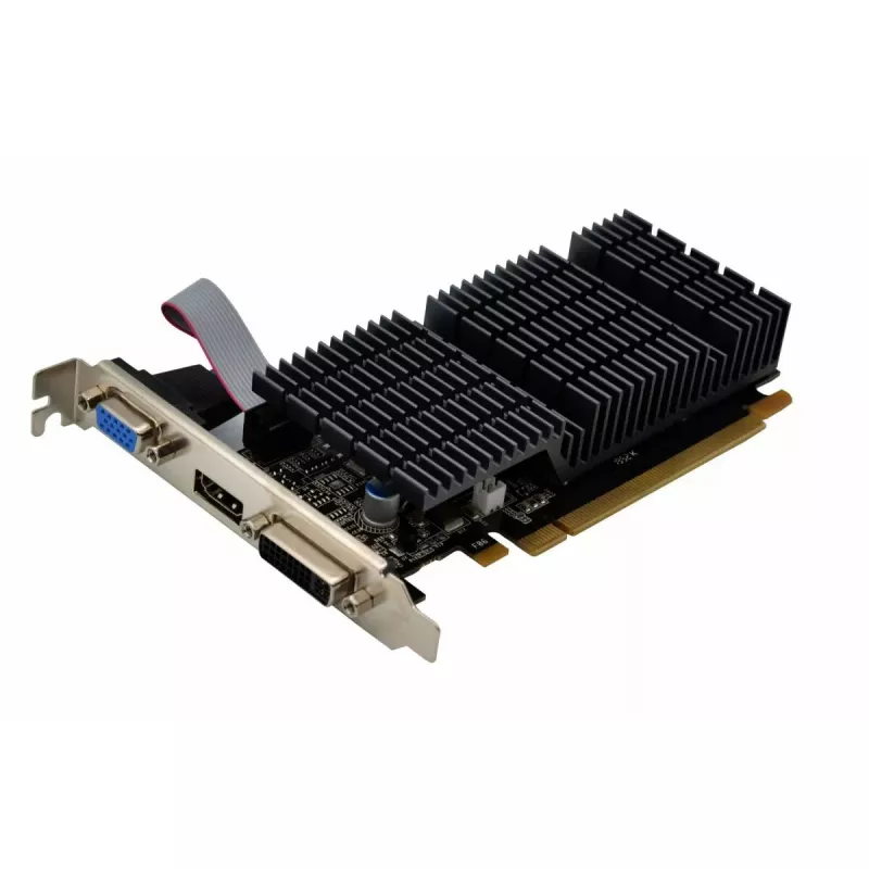 Grafikas karte AFOX Radeon HD 6450 2GB DDR3 64-bit DVI HDMI VGA zema profila pasīvā AF6450-2048D3L9-V2