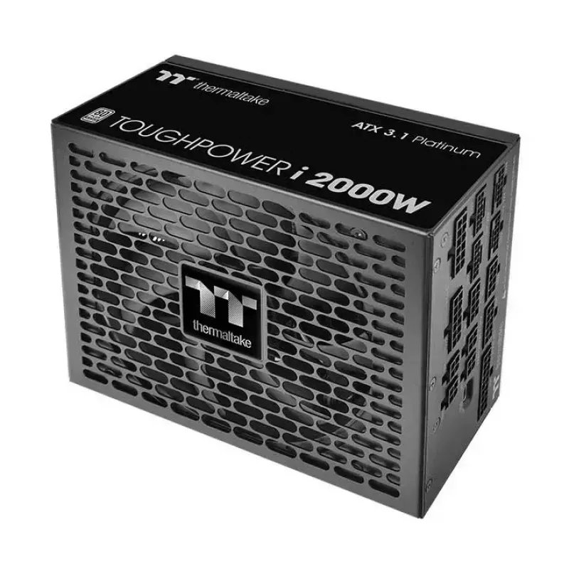 Barošanas bloks Thermaltake Toughpower i2000W 2000 W, 24-pin ATX, 80 PLUS Platinum, 140 mm ventilators, ATX, melns