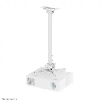 Neomounts CL25-550WH1 projektora griestu stiprinājums - augstums 74,5-114,5 cm - viegla uzstādīšana - pilna kustība