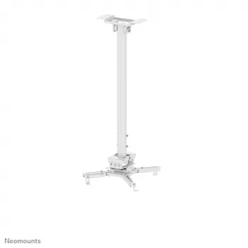 Neomounts CL25-550WH1 projektora griestu stiprinājums - augstums 74,5-114,5 cm - viegla uzstādīšana - pilna kustība