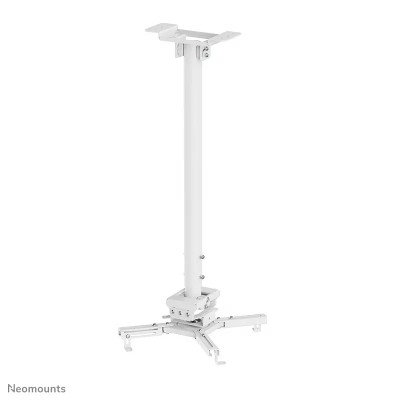 Neomounts CL25-550WH1 projektora griestu stiprinājums - augstums 74,5-114,5 cm - viegla uzstādīšana - pilna kustība
