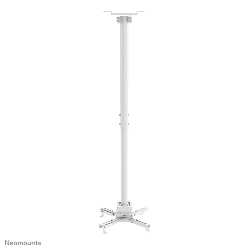 Neomounts CL25-550WH1 projektora griestu stiprinājums - augstums 74,5-114,5 cm - viegla uzstādīšana - pilna kustība