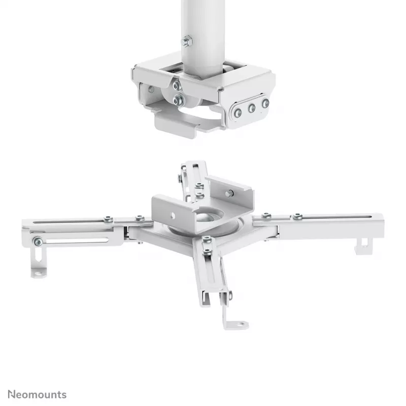 Neomounts CL25-550WH1 projektora griestu stiprinājums - augstums 74,5-114,5 cm - viegla uzstādīšana - pilna kustība