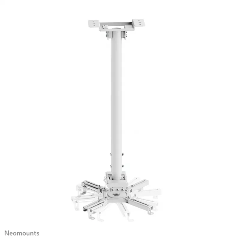 Neomounts CL25-550WH1 projektora griestu stiprinājums - augstums 74,5-114,5 cm - viegla uzstādīšana - pilna kustība