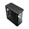 Datora korpuss MODECOM VOLCANO AQ200 ARGB MIDI melns