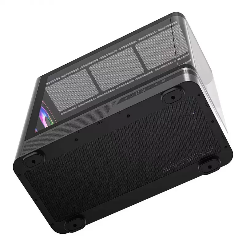 Datora korpuss MODECOM VOLCANO AQ200 ARGB MIDI melns