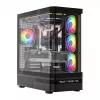 Datora korpuss MODECOM VOLCANO AQ200 ARGB MIDI melns