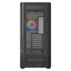 Datora korpuss MODECOM VOLCANO AQ400 ARGB MIDI Melns — MODECOM MC-A-AQ400-4FA-B