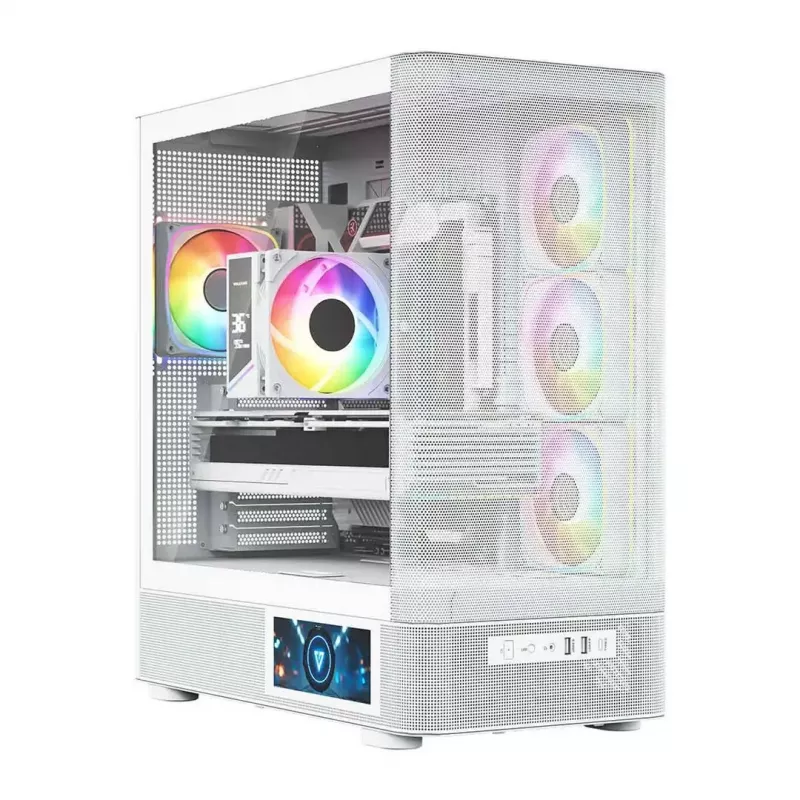 MODECOM VOLCANO AQ400 ARGB MIDI torņa datora korpuss, balts