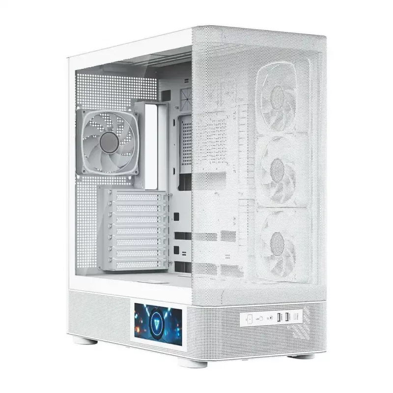 MODECOM VOLCANO AQ400 ARGB MIDI torņa datora korpuss, balts