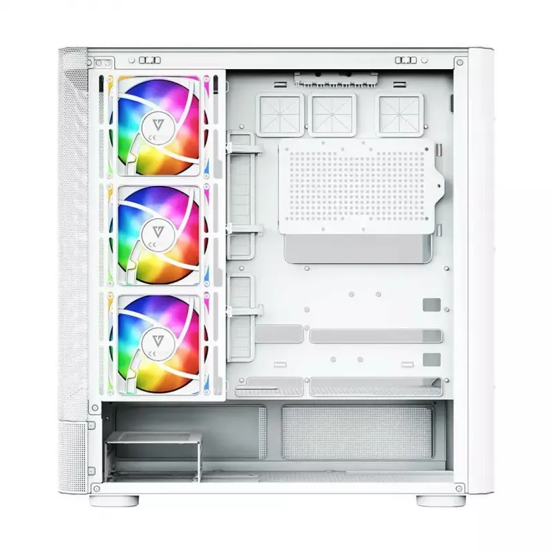 MODECOM VOLCANO AQ400 ARGB MIDI torņa datora korpuss, balts