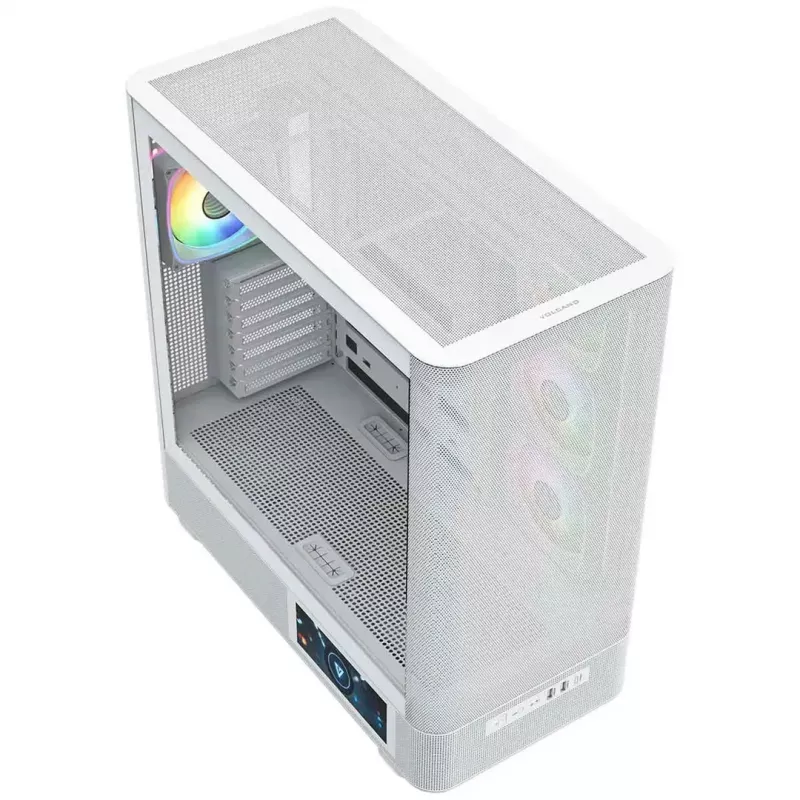 MODECOM VOLCANO AQ400 ARGB MIDI torņa datora korpuss, balts