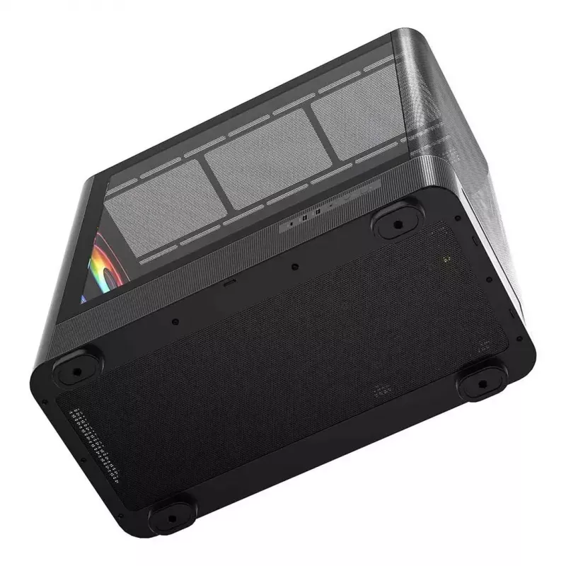 Datora korpuss MODECOM VOLCANO AQ500 ARGB MIDI melns