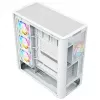 Datorkorpuss MODECOM VOLCANO AQ500 ARGB MIDI balts