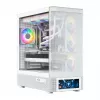 Datorkorpuss MODECOM VOLCANO AQ500 ARGB MIDI balts