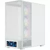 Datorkorpuss MODECOM VOLCANO AQ500 ARGB MIDI balts