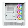 Datorkorpuss MODECOM VOLCANO AQ500 ARGB MIDI balts