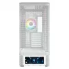 Datorkorpuss MODECOM VOLCANO AQ500 ARGB MIDI balts