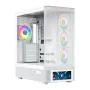 Datorkorpuss MODECOM VOLCANO AQ500 ARGB MIDI balts