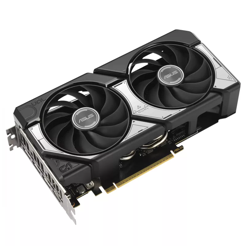 Grafikas karte ASUS GeForce RTX 5060 Ti Dual — 8 GB GDDR7, 128 bitu, PCIe 5.0, aktīvā dzesēšana (2 ventilatori), maks. 7680×4320