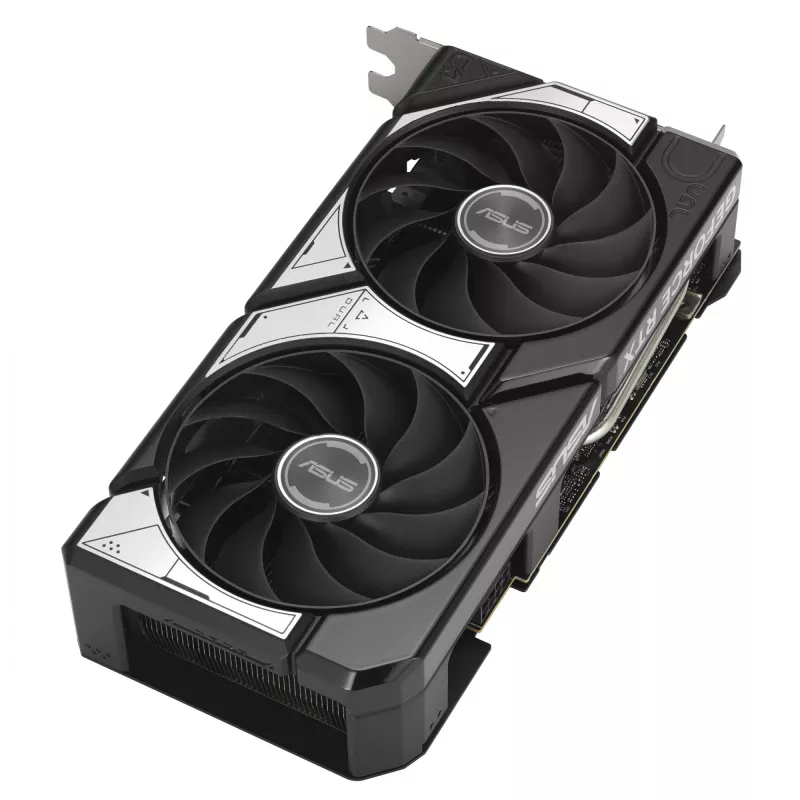Grafikas karte ASUS GeForce RTX 5060 Ti Dual — 8 GB GDDR7, 128 bitu, PCIe 5.0, aktīvā dzesēšana (2 ventilatori), maks. 7680×4320