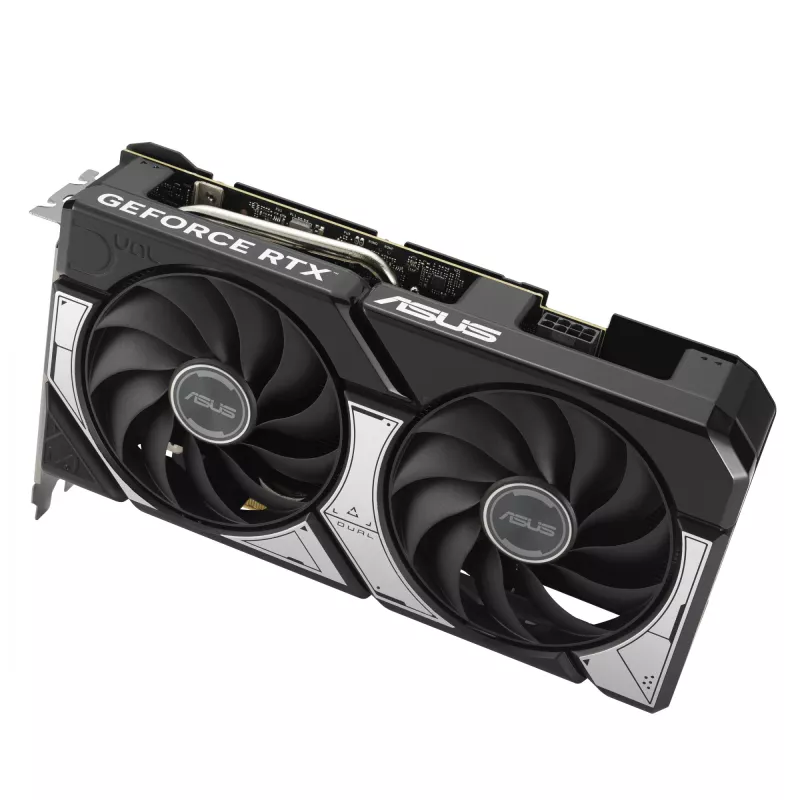 Grafikas karte ASUS GeForce RTX 5060 Ti Dual — 8 GB GDDR7, 128 bitu, PCIe 5.0, aktīvā dzesēšana (2 ventilatori), maks. 7680×4320