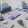 Crong Hybrid Matte Magnetic MagSafe vāciņš priekš iPhone 17 — Translucent Lavender, PC+TPU