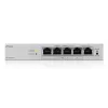 Pārvaldāms L2 Gigabit PoE galda slēdzis Zyxel GS1200-5HPV3 — 5x Gigabit (10/100/1000), PoE, DC-in, 10 Gbps komutācijas jauda