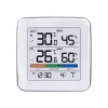 Bezvadu laika stacija GreenBlue GB169 — iekštelpu/ārtelpu temperatūra un mitrums, pulkstenis, modinātājs, darbības rādiuss līdz 60 m, izvēlama °C/°F