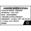 Cobi Blocks Junkers JU 87D-3 Stuka būvkomplekts 556 gabali