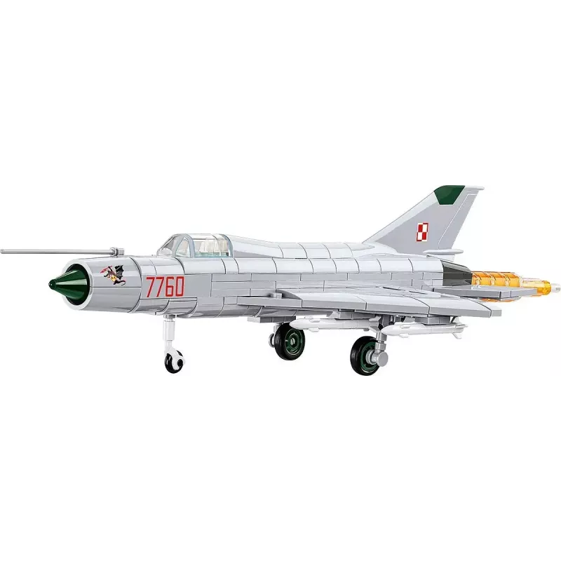 Cobi Mig-21 MF konstruktoru bloki 381 gabalu komplekts — rotaļlietu modelis būvēšanai