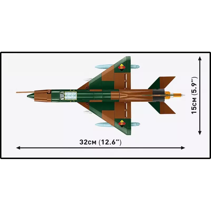 Cobi Mig-21 modeļa komplekts 396 gab. – Cobi Blocks konstruktoru komplekts
