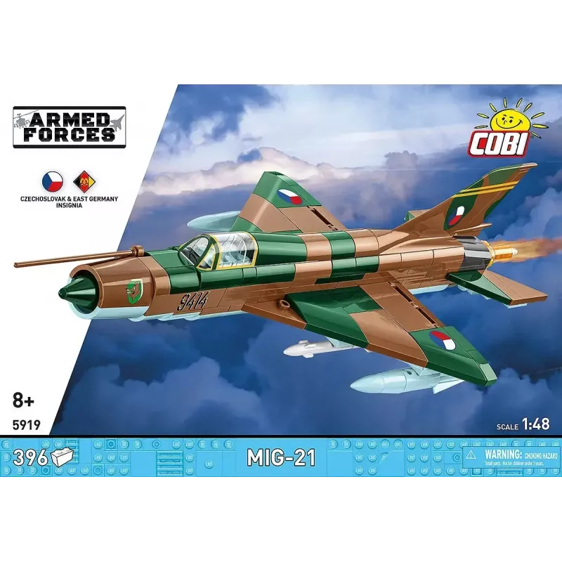 Cobi Mig-21 modeļa komplekts 396 gab. – Cobi Blocks konstruktoru komplekts