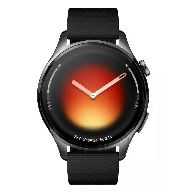 Viedpulkstenis Xiaomi Watch 5 — AMOLED 1,54 collas 480x480, Bluetooth 5.4, ūdensnecaurlaidīgs, pulsometrs, melns
