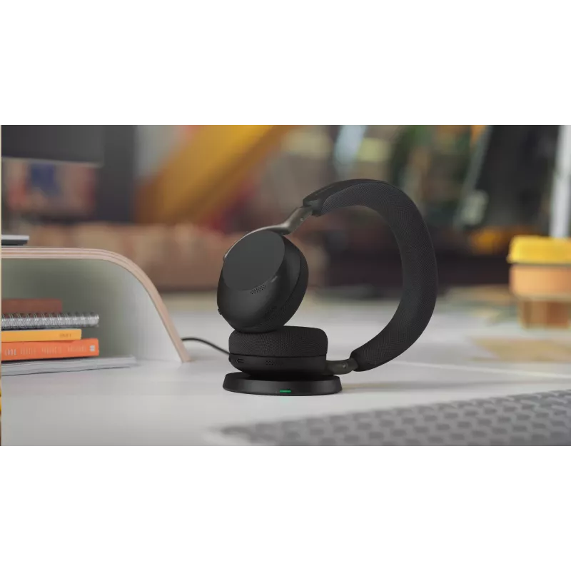 Jabra Evolve3 75 - UC Link390a (Bezvadu uzlādes paliktnis) - Melns
