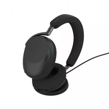 Jabra Evolve3 85 austiņas vadu un bezvadu, galvas saite, zvani/mūzika, USB Type-C, Bluetooth, melna