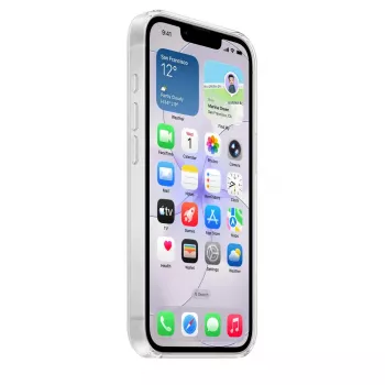 Caurspīdīgs aizsargvāciņš Apple iPhone 17e – caurspīdīgs PC maciņš, MagSafe, 6,1 collu ekrānam