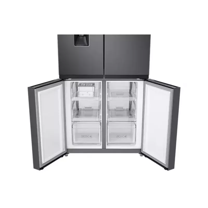 Samsung RF48A401EB4/EO side-by-side ledusskapis Brīvi stāvošs 488 L Melns