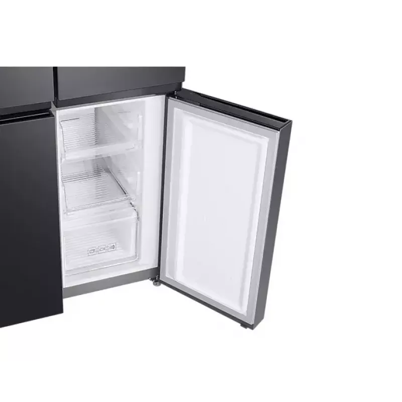 Samsung RF48A401EB4/EO side-by-side ledusskapis Brīvi stāvošs 488 L Melns