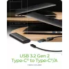 ICY BOX M.2 NVMe korpuss ar USB 3.2 Gen 2 Type-C, SSD korpuss, M.2, PCI Express, 10 Gbit/s, Hot-swap, Melns